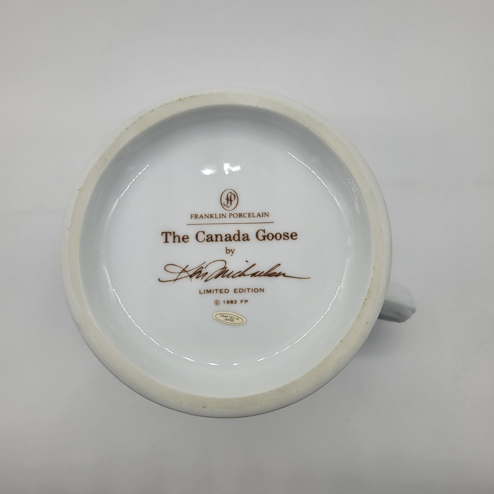 "Canada Goose" Stein By Ken Michaelsen 1983 Franklin Porcelain Limited Edition - Picture 7 of 10